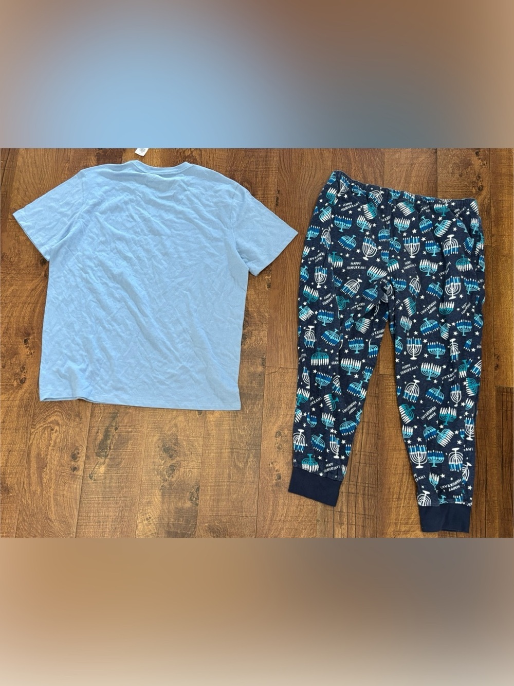 Old navy Hanukkah pajamas set woman NWT & GUC Sz large - Picture 11 of 12